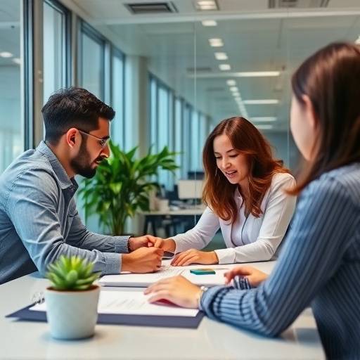 Imagen de un grupo de personas trabajando en equipo, simbolizando el compromiso con la protecci&oacute;n de la privacidad