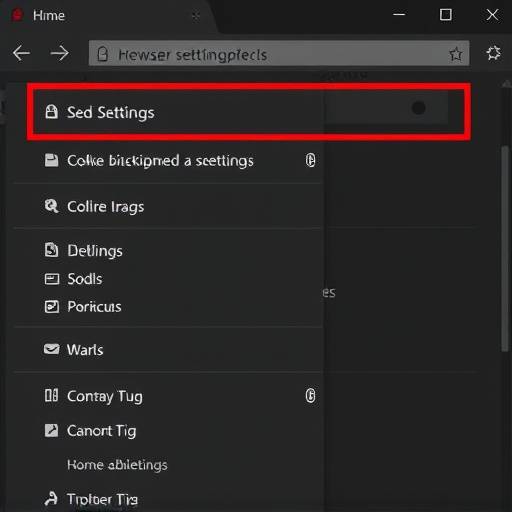 Panel de control de un navegador mostrando las opciones de configuraci&oacute;n de cookies